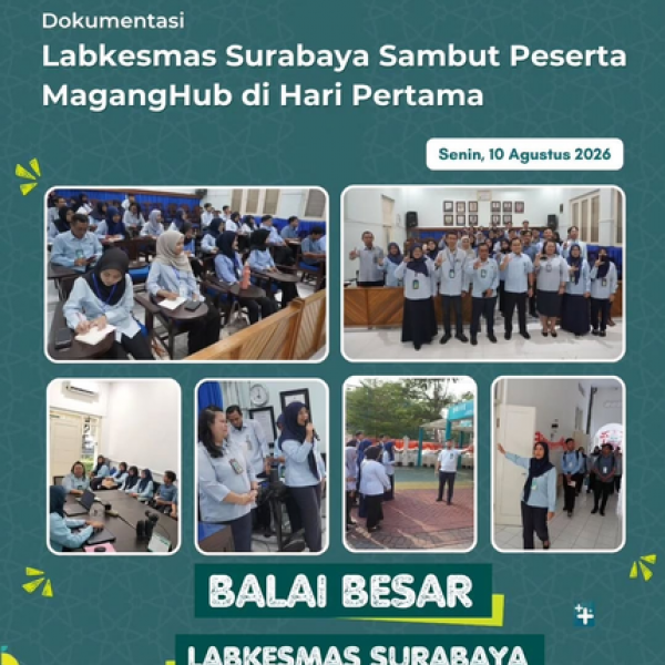 Labkesmas Surabaya Sambut Peserta MagangHub di Hari Pertama